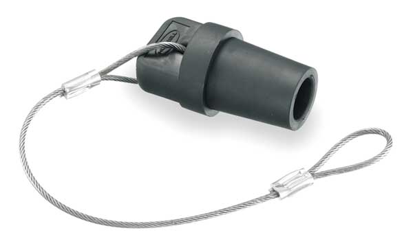 Cap, Black, 300/400 Amp Male Single Pole