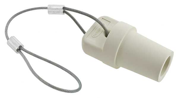 Cap, White, 300/400 Amp Male Single Pole
