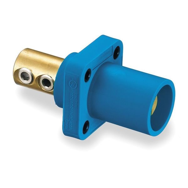 Receptacle, Double Set Screw, Blue