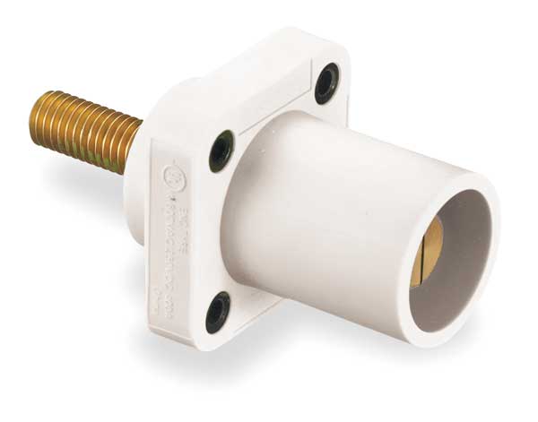 Receptacle, 3R, 4X, 12K, Stud, White