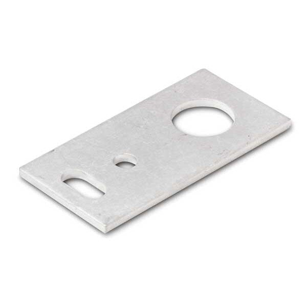 Bracket, Flat, Alum, For 18mm Sensors