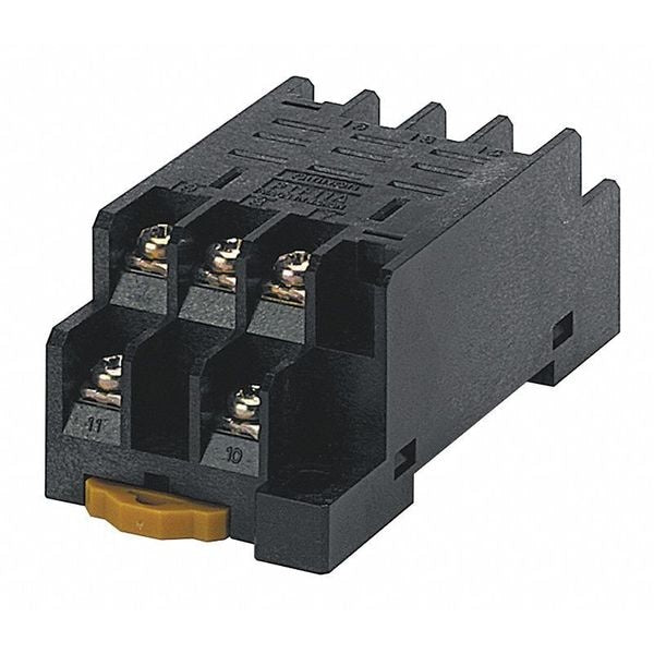 Relay Socket, Standrd, Square, 11 Pin, Screw