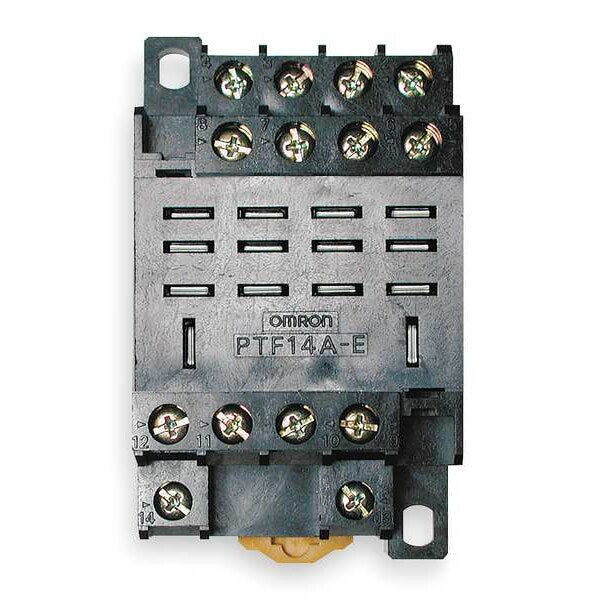 Relay Socket, Finger Safe, Square, 14 Pin