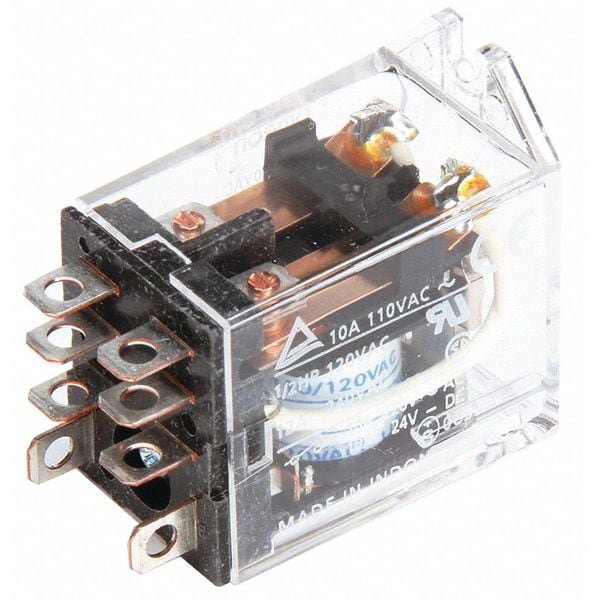 Relay, 8Pin, DPDT, 10A, 24VAC