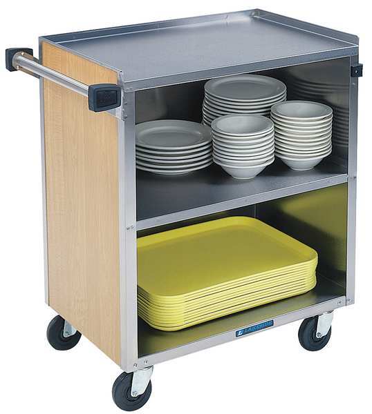 Enclosed Bussing Cart, 3 Shelf - 21