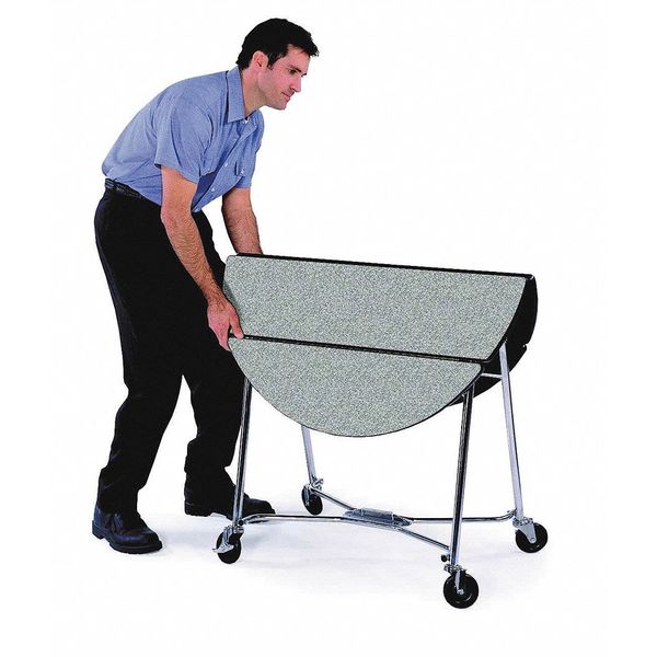Fold-Up Style Room Service Table - Square Top