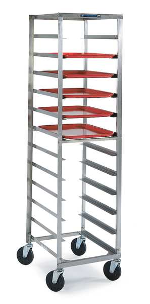 Stainless Steel Narrow Opening Pan Rack - Holds (11) 18