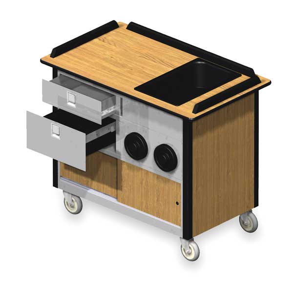 Hydration/Nutrition Cart w/Cup Dispenser