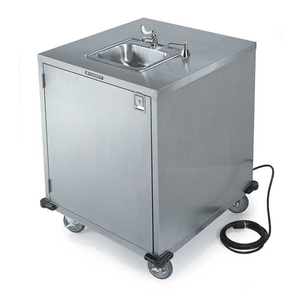 Mobile Hand Wash Station, Stainless, 35