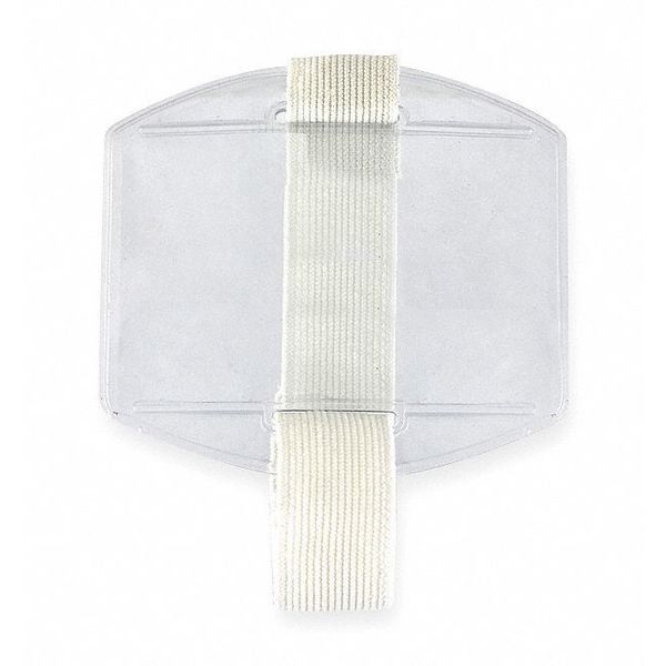 Arm Band Badge Holder, PK5, Width: 4 in