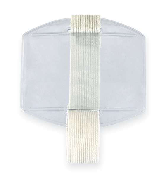 Arm Band Badge Holder, PK5, Width: 4 in