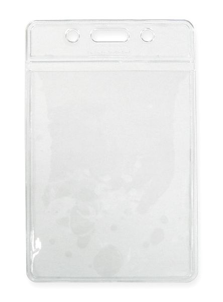 Hang Badge Holder, PK5, Color: Clear