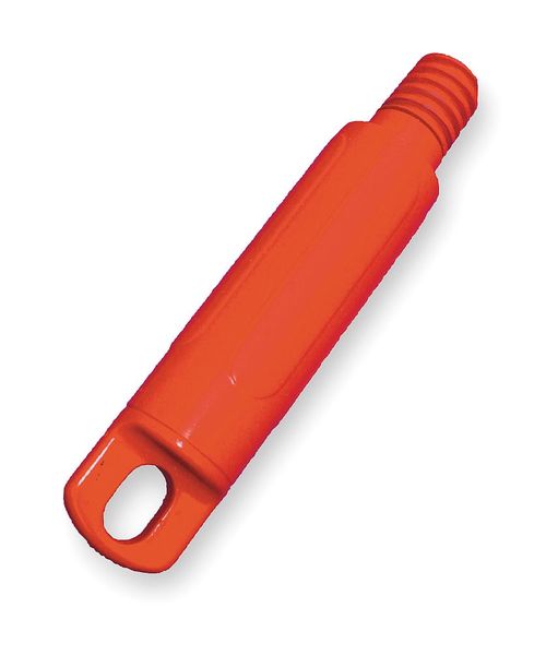 Color Coded Handle, Plastic, Red, 7 in.