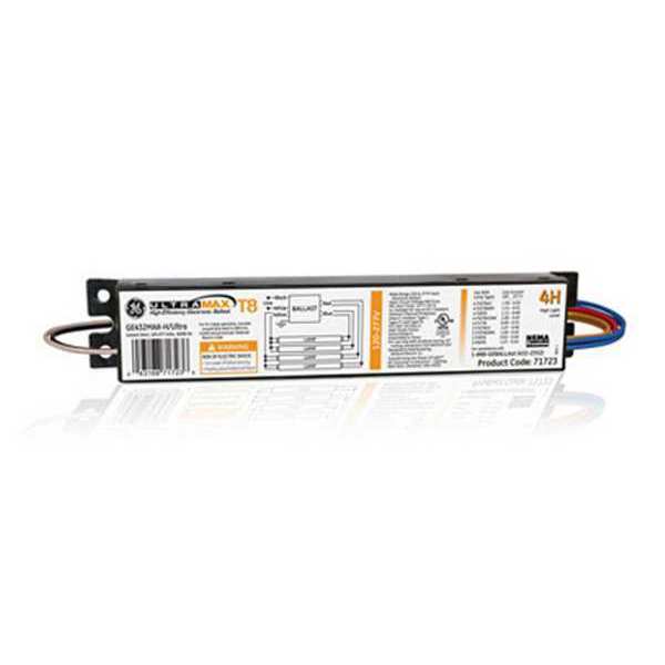 GE LIGHTING 145 to 148 Watts, 4 Lamps, Electronic Ballast