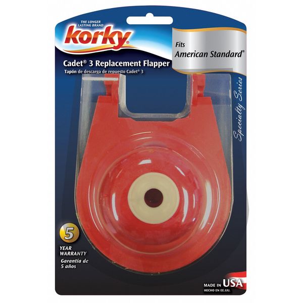 Toilet Flapper, Red, Cadet III(R)