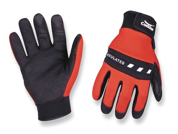 Cold Protection Gloves, Polyester Lining, M