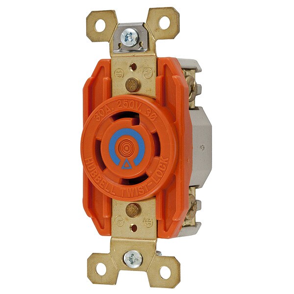 30A Isolated Ground Locking Receptacle 3P 4W 240VAC