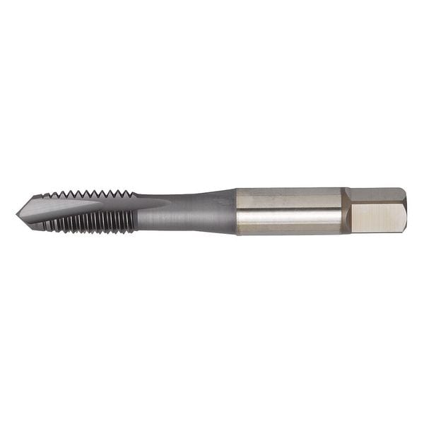 Spiral Point Tap, M10-1.5, Plug, Metric Coarse, 3 Flutes, Oxide