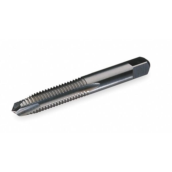 Spiral Point Tap, #8-32, Plug, UNC, 3 Flutes, Nitride/Oxide