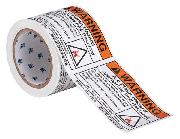 Arc Flash Protection Label, PK100, 52021