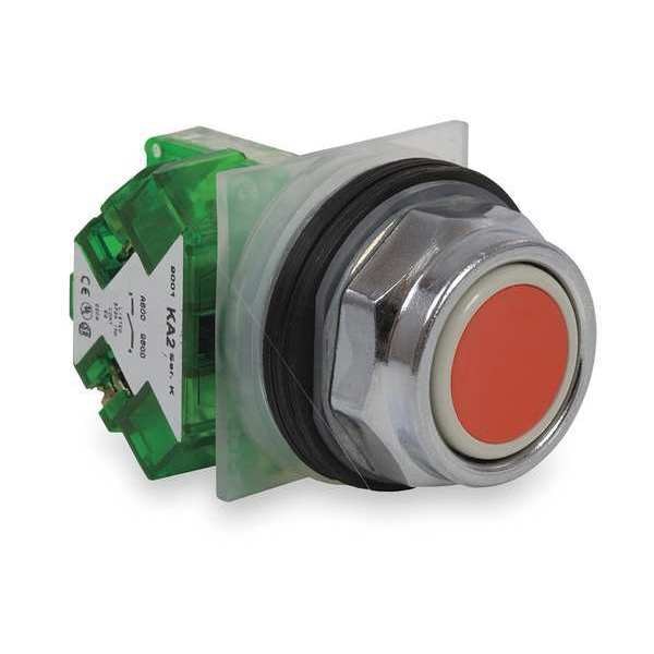 Non-Illuminated Push Button, 30 mm, 1NO, Red