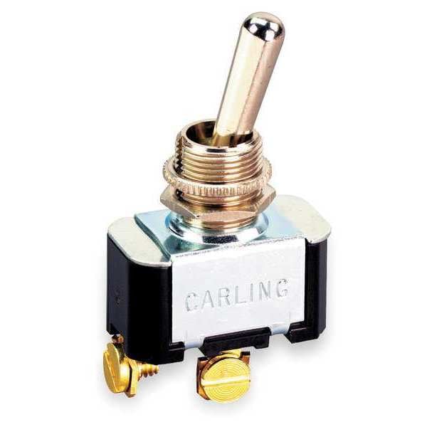 Toggle Switch, SPDT, 3 Connections, On/On, 3/4 hp, 10A @ 250V AC, 15A @ 125V AC
