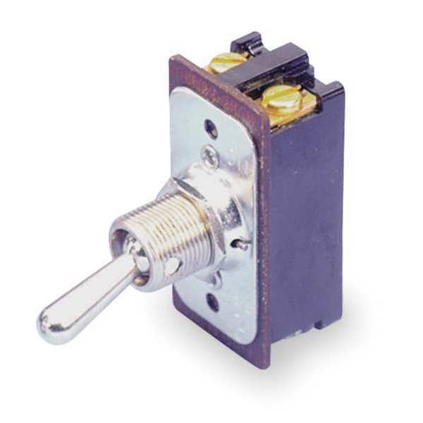 Toggle Switch, DPST, 4 Connections, On/Off, 1 hp, 16A @ 125V AC, 8A @ 250V AC