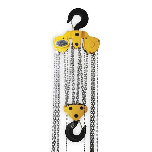Manual Chain Hoist, 40000 lb., Lift 20 ft.