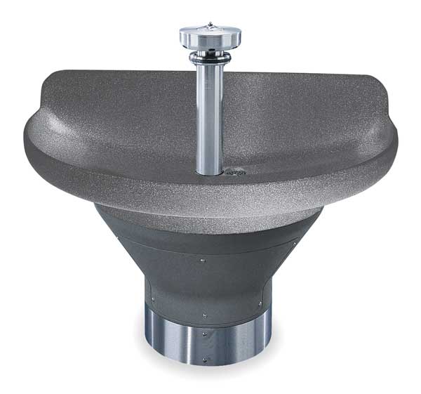 Empire Gray, Semicircular, Wash Fountain
