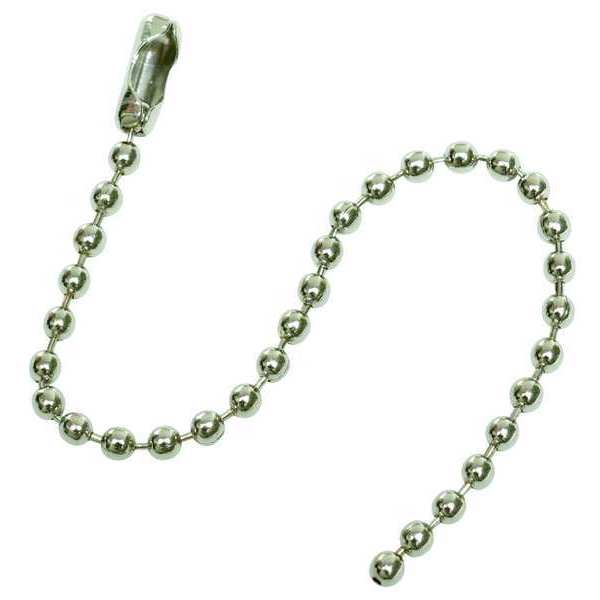 Beaded Chain, Np, 4-1/2 In, PK100