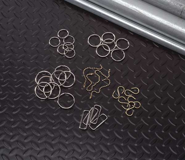 Split Key Ring, 1 in Ring Size, Nickel