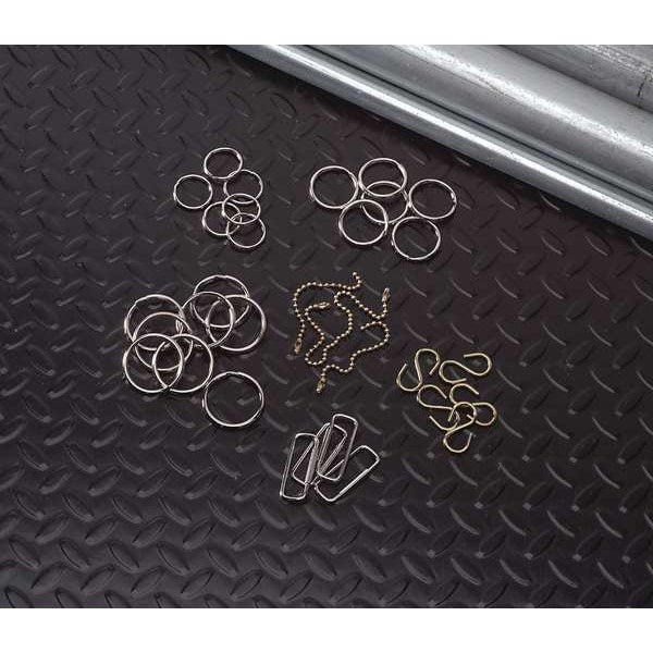 Key Ring, 1 1/2 In, Pk25