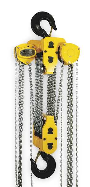 Manual Chain Hoist, 60000 lb., Lift 20 ft.