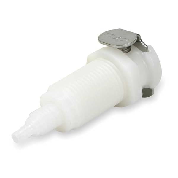 Panel Mount Couplr, Acetal, Straght-Throgh