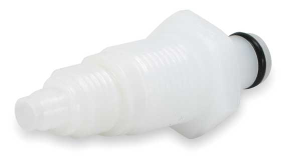 Panel Mount Insert, Acetal, Shut-Off, PTF