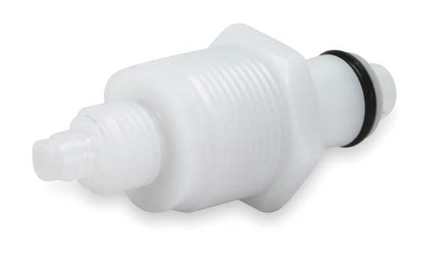 Panel Mount Insrt, Acetal, Straight-Throgh