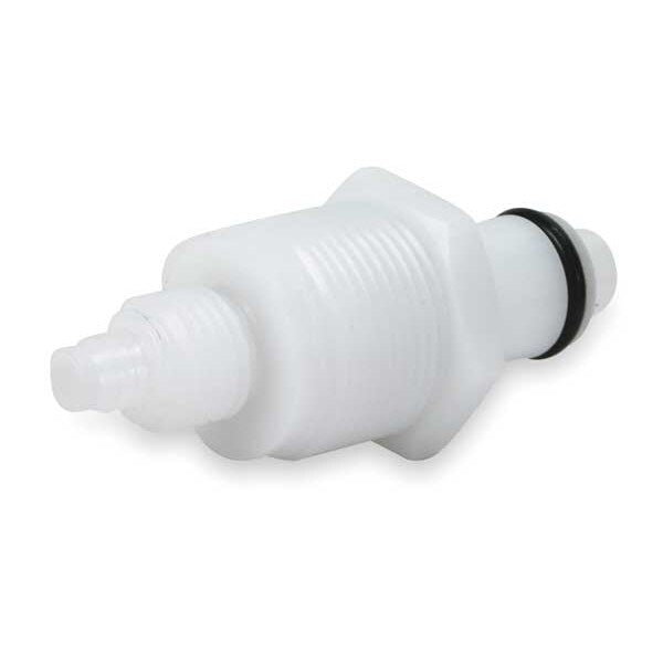 Panel Mount Insert, Acetal, Shut-Off, PTF
