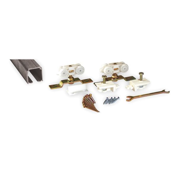 Sliding Door Alum. Track and Hardware, 96