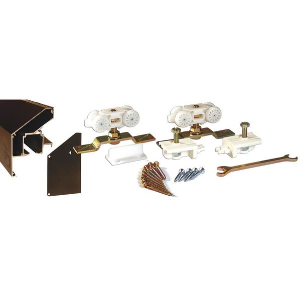 Track/Hardware, Slide Door, Dark Bronze, 72