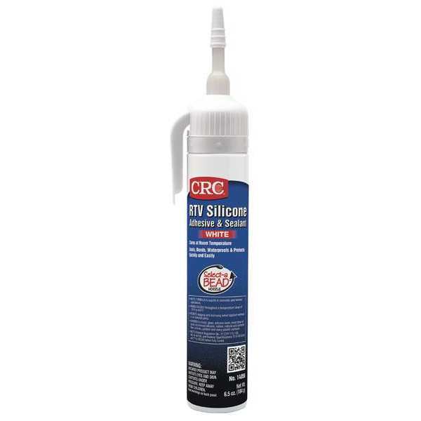 High Moisture Resistance, Indoor/Outdoor RTV Silicone Sealant, 6.5 oz, White