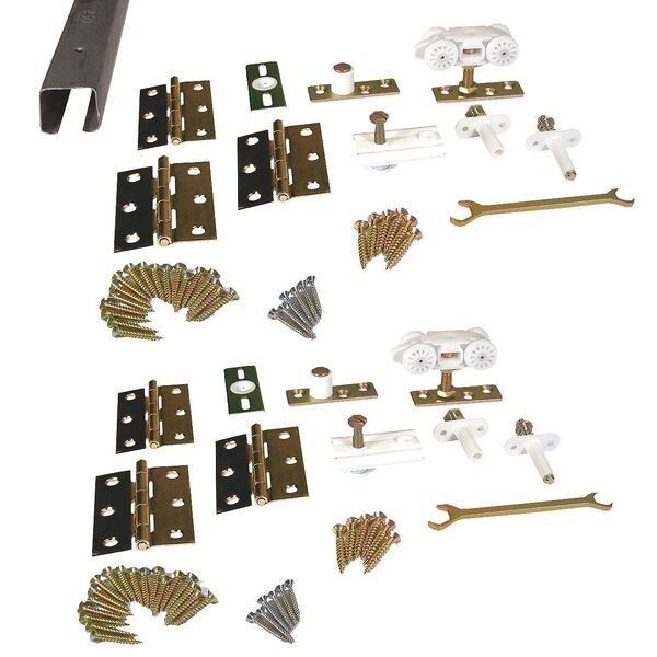 Aluminum Track and Hardware Kit, 96