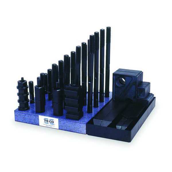 Clamping Kit, Super, 11/16, 1 In, 51 Pcs