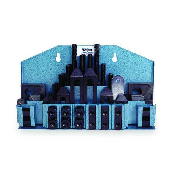 Clamping Kit, 9/16, 1/2-13 Stud, 52 Pcs