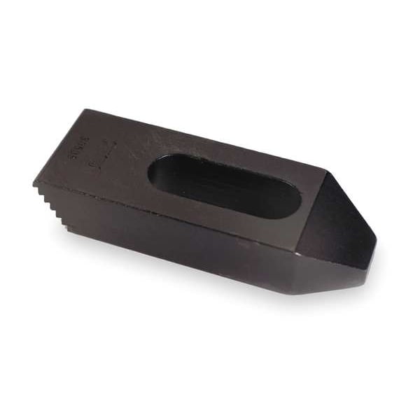 Serrated End Clamp, 2 In, 6 In, 1-1/4 In