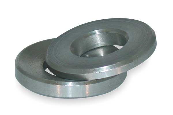 Spherical Washer, Fits Bolt Size 7/8 in Steel, Black Oxide Finish