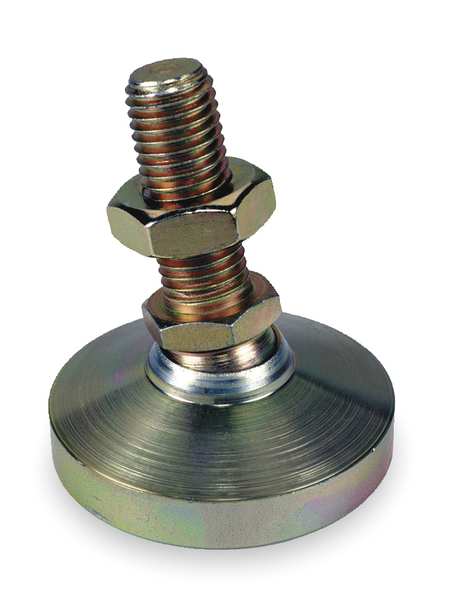 Level Pad, Fixed Stud, 1/2-13, 1-7/8in Base
