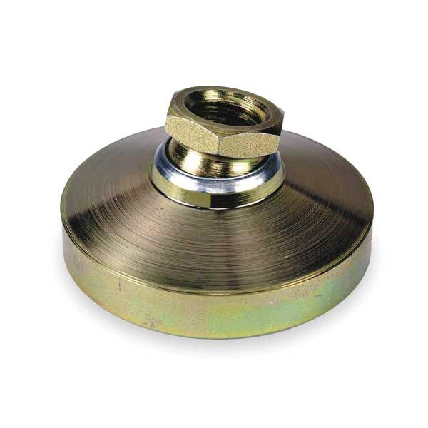 Leveling Pad, Bltless, 5/8-11, 2-1/2in Base