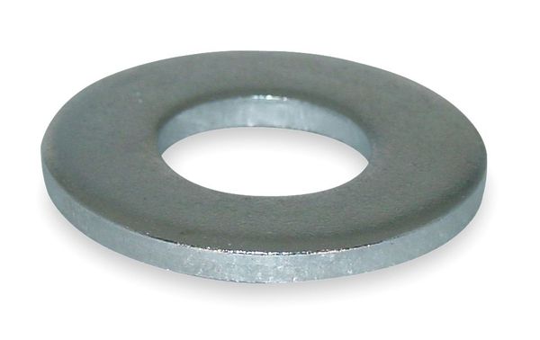 Flat Washer, Fits Bolt Size 1-1/4 in , Steel Zinc Plated Finish, 31 PK