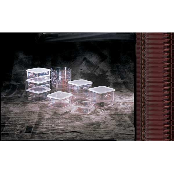 Square Storage Container, 4 qt, Clear