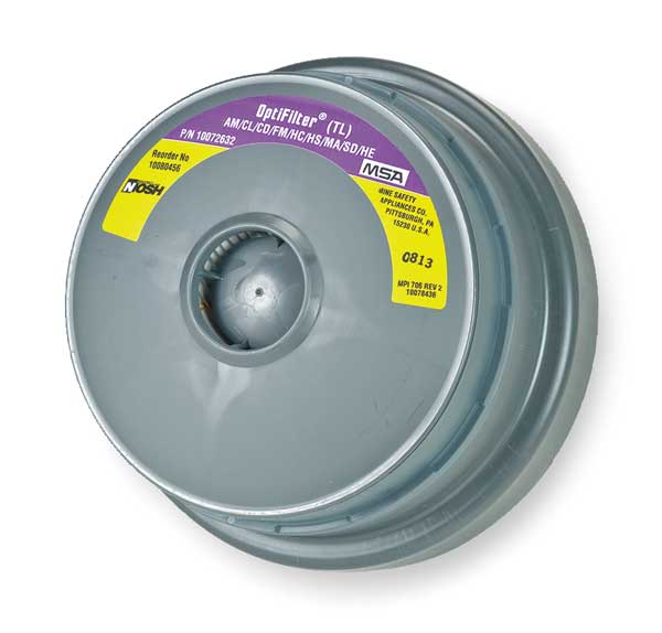 Cartridge, AM/CL/CD/FM/HC/HS/MA/SD/HE/HF, Magenta, Olive, 6 PK, NIOSH